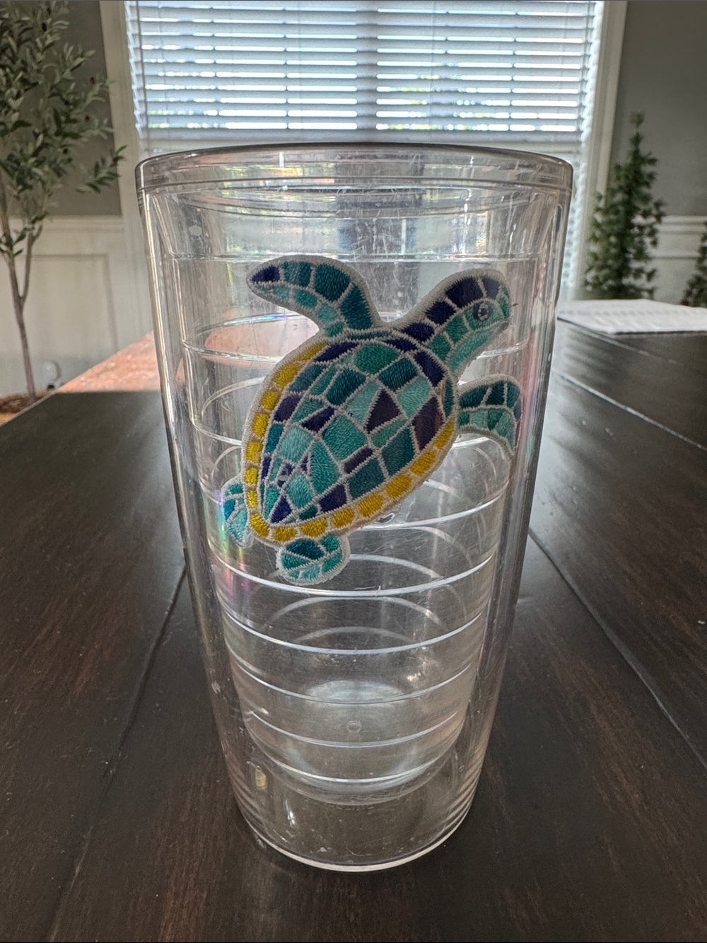 tervis Clear Tumbler with Multicolor Sea Turtle, 16oz